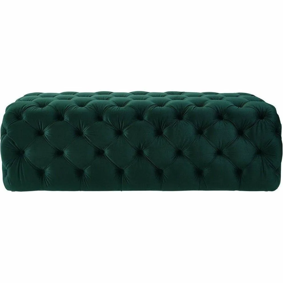 Банкетка в стиле лофт Kaylee Velvet Green