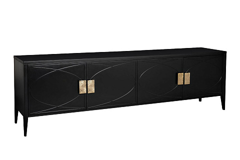 151SV-00005 Тумба под ТВ черная 200*60*40см купить по цене 150 400 руб.