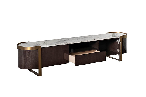 58DB-TV20047 Тумба под телевизор Севилья (Sevilla) 220*42*48см купить по цене 281 600 руб.